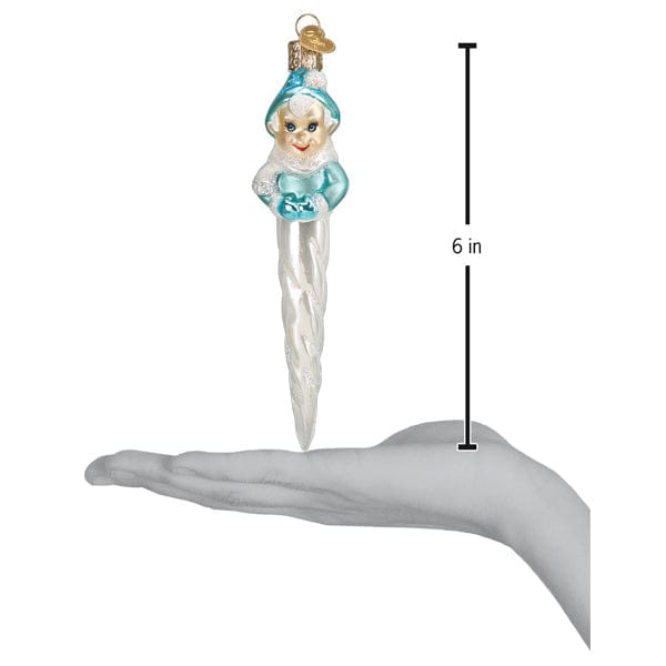 Old World Christmas Frosty Elf Icicle Ornament