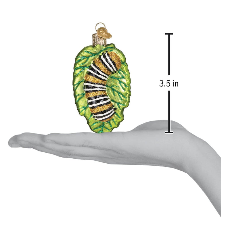 Old World Christmas Fuzzy Caterpillar Ornament