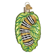 Old World Christmas Fuzzy Caterpillar Ornament