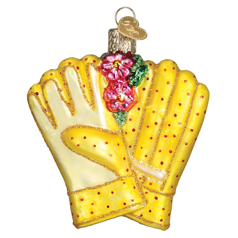 Old World Christmas Gardening Gloves Ornament