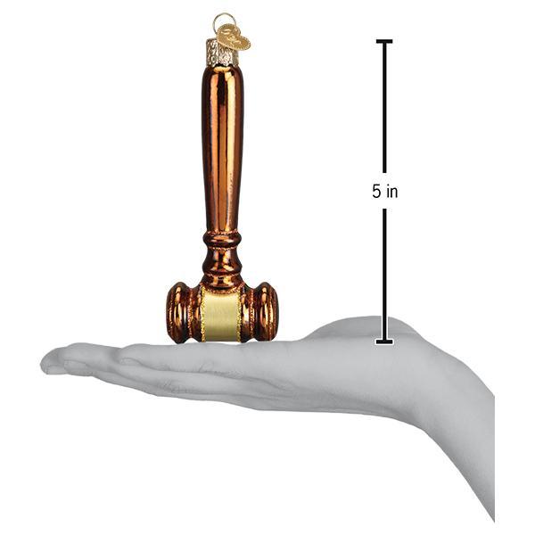 Old World Christmas Gavel Ornament