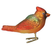 Old World Christmas Gentle Cardinal Ornament