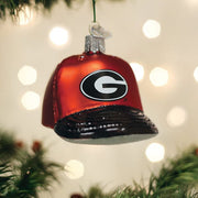 Old World Christmas Georgia Baseball Cap Ornament