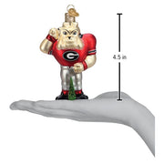 Old World Christmas Georgia Hairy Dawg Ornament