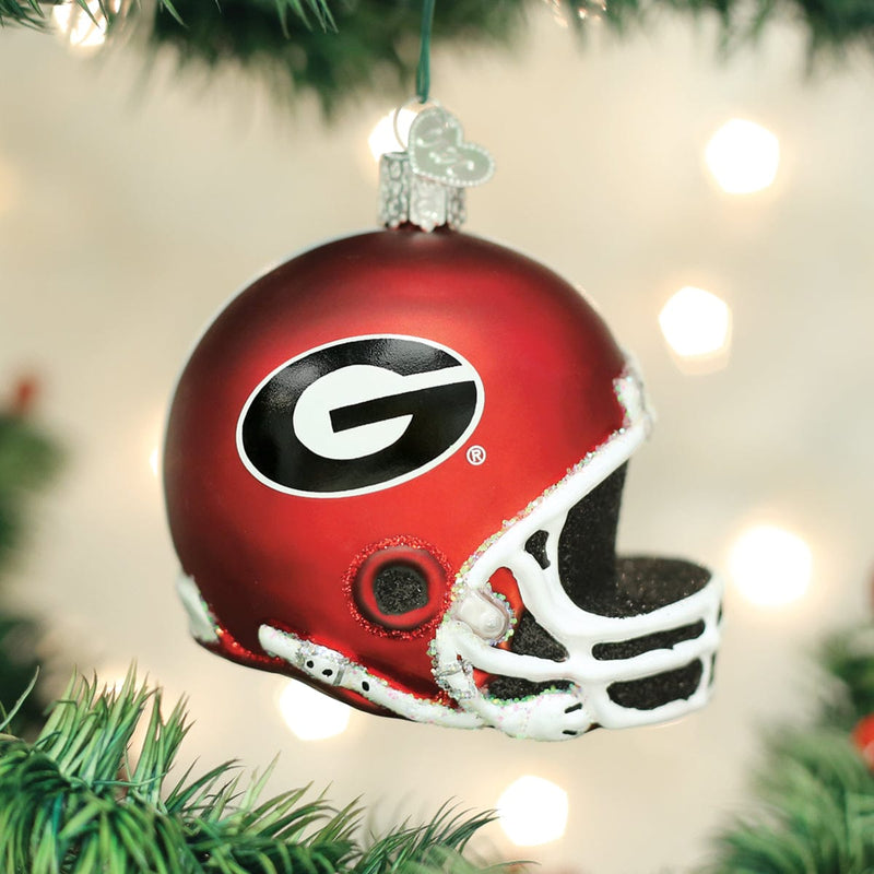 Old World Christmas Georgia Helmet Ornament