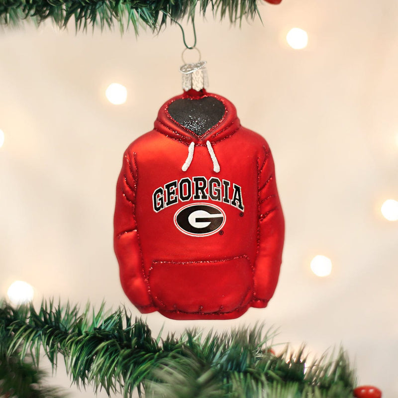 Old World Christmas Georgia Hoodie Ornament