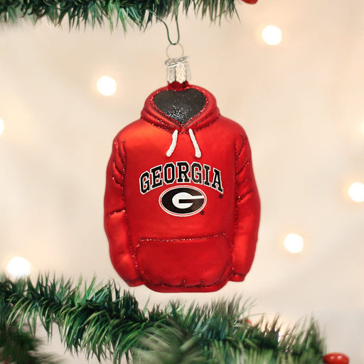 Old World Christmas Georgia Hoodie Ornament