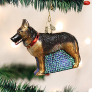 Old World Christmas German Shepherd Ornament