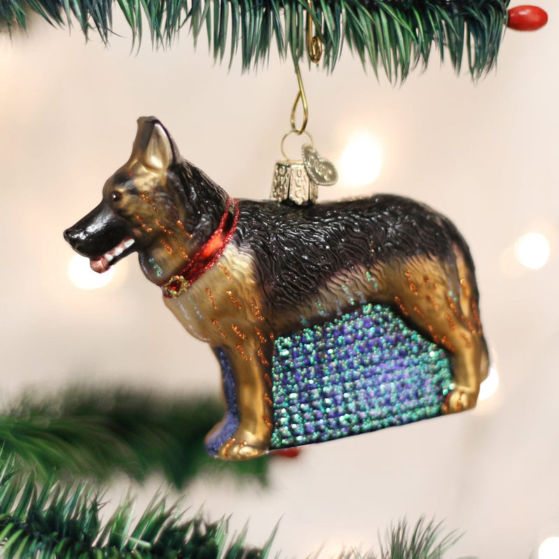 Old World Christmas German Shepherd Ornament
