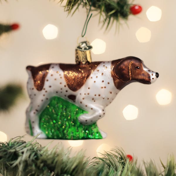 Old World Christmas German Shorthaired Pointer Ornament