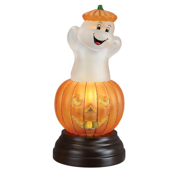 Old World Christmas Ghost Pumpkin Light