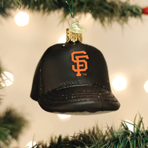 Old World Christmas Giants Baseball Cap Ornament