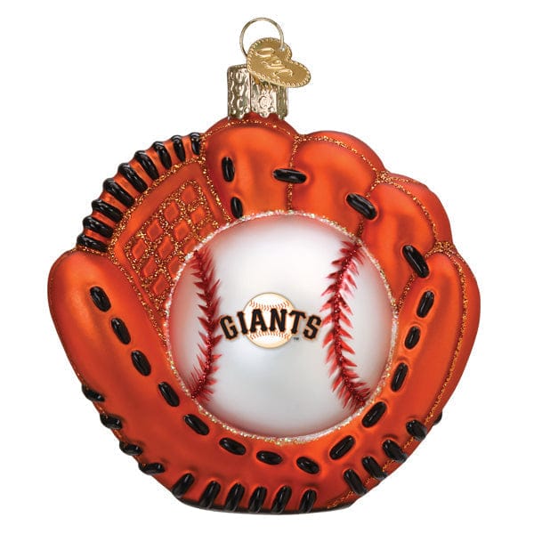 Old World Christmas Giants Baseball Mitt Ornament