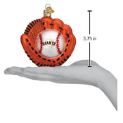 Old World Christmas Giants Baseball Mitt Ornament