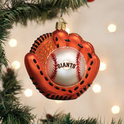 Old World Christmas Giants Baseball Mitt Ornament