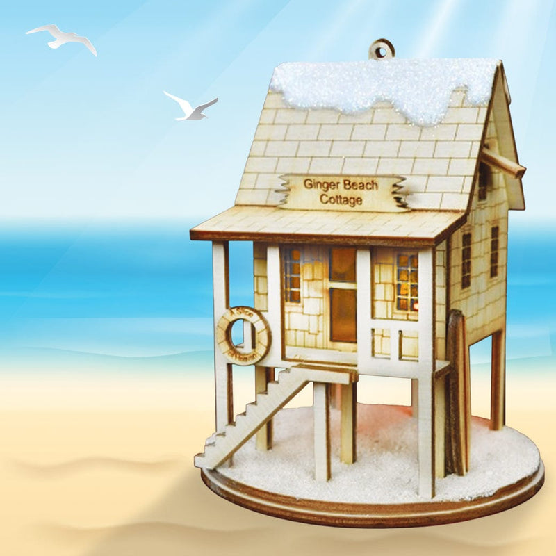 Old World Christmas Ginger Beach Cottage