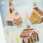 Old World Christmas Gingerbread Houses Christmas Card