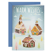Old World Christmas Gingerbread Houses Christmas Card