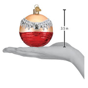 Old World Christmas Girl's Best Friend Round Ornament