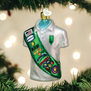 Old World Christmas Girl Scout Uniform Ornament