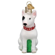 Old World Christmas Glass Bull Terrier Ornament