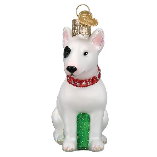 Old World Christmas Glass Bull Terrier Ornament