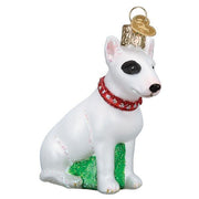 Old World Christmas Glass Bull Terrier Ornament