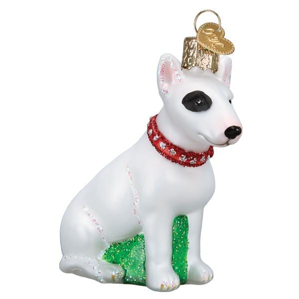 Old World Christmas Glass Bull Terrier Ornament