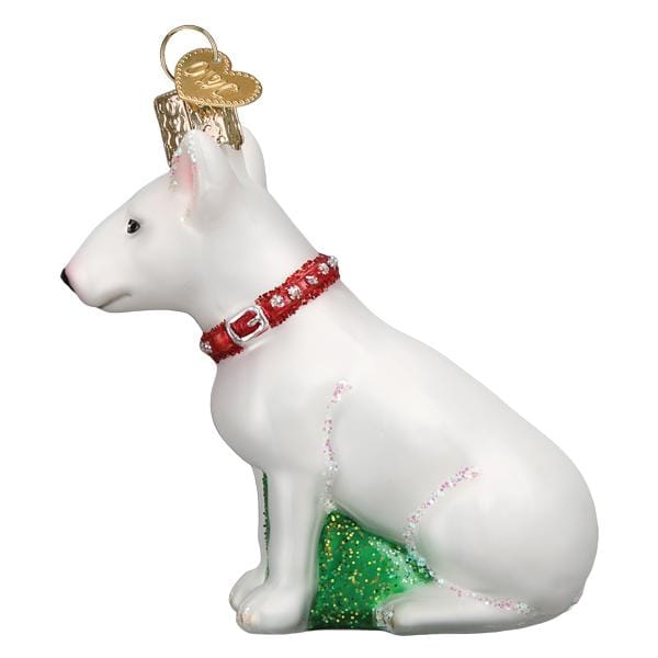 Old World Christmas Glass Bull Terrier Ornament