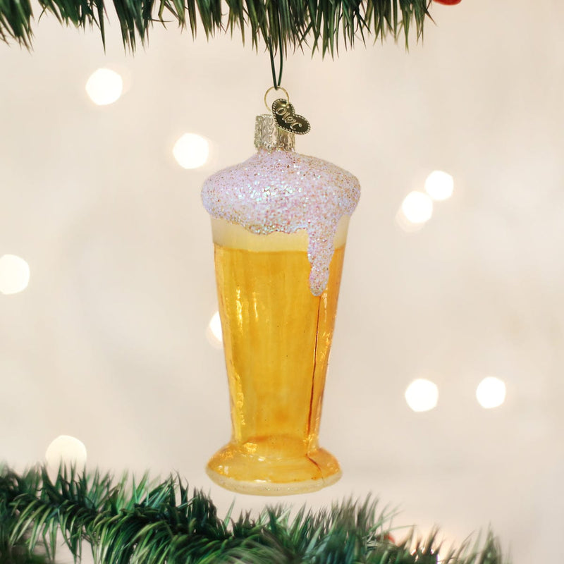 Old World Christmas Glass Of Beer Ornament