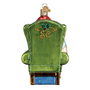 Old World Christmas Glass Santa Claus Vaccinated Ornament