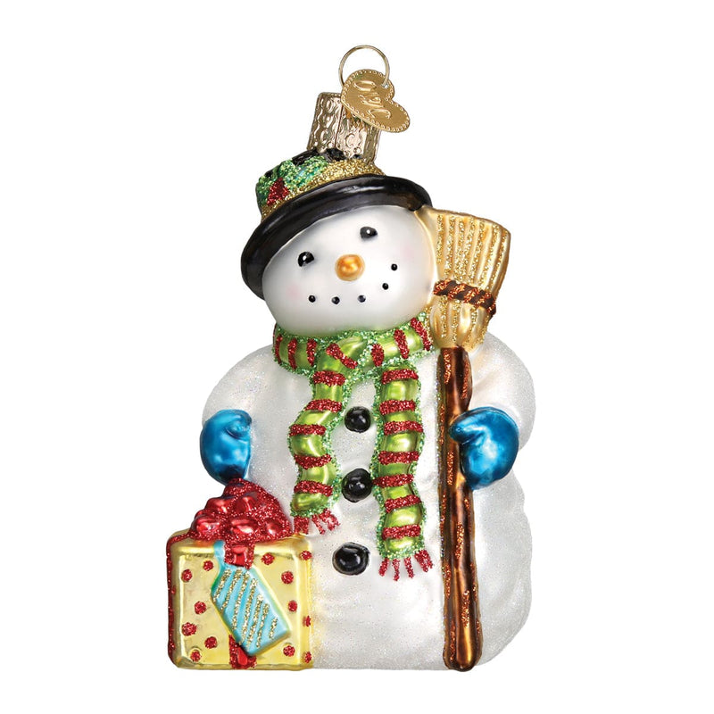 Old World Christmas Gleeful Snowman Ornament