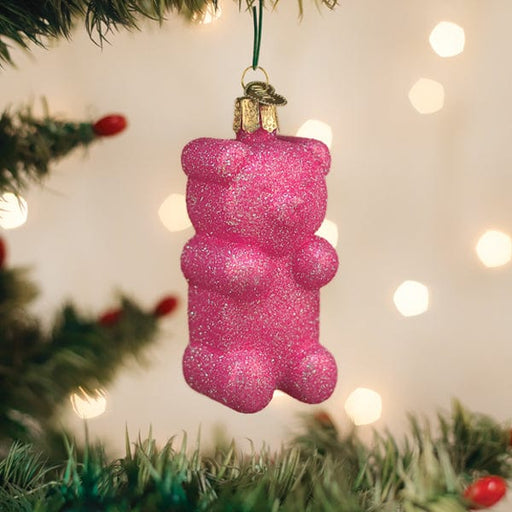 Old World Christmas Glistening Jelly Bear Ornament
