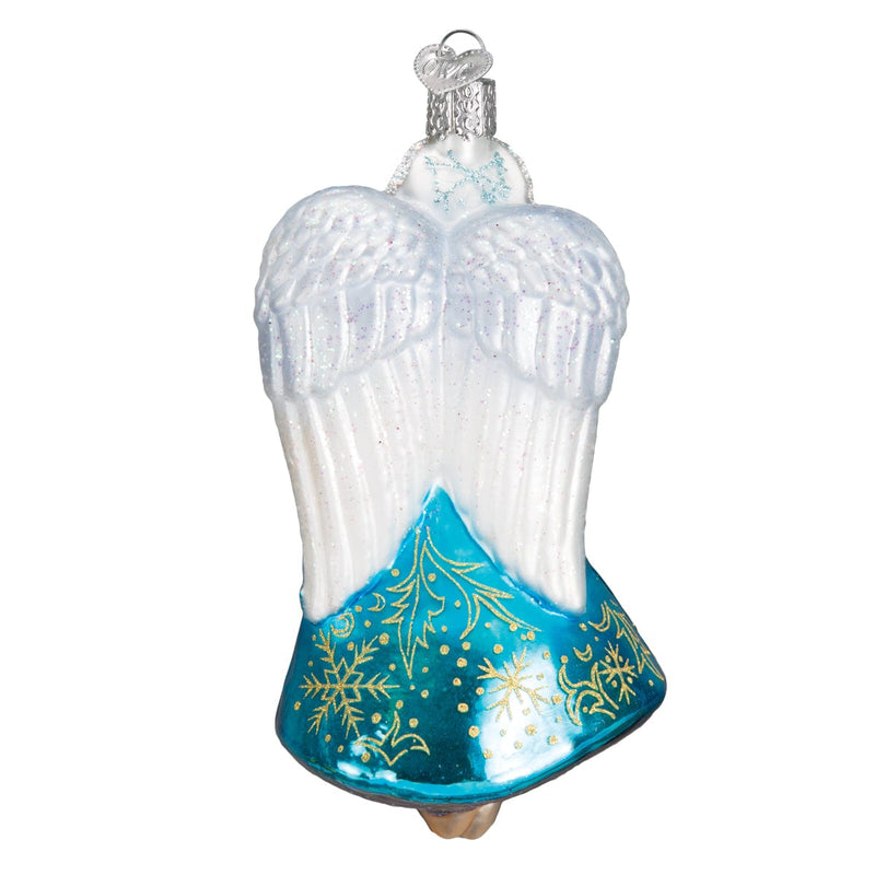 Old World Christmas Glistening Snowflake Angel