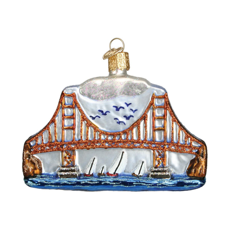 Old World Christmas Golden Gate Bridge Ornament