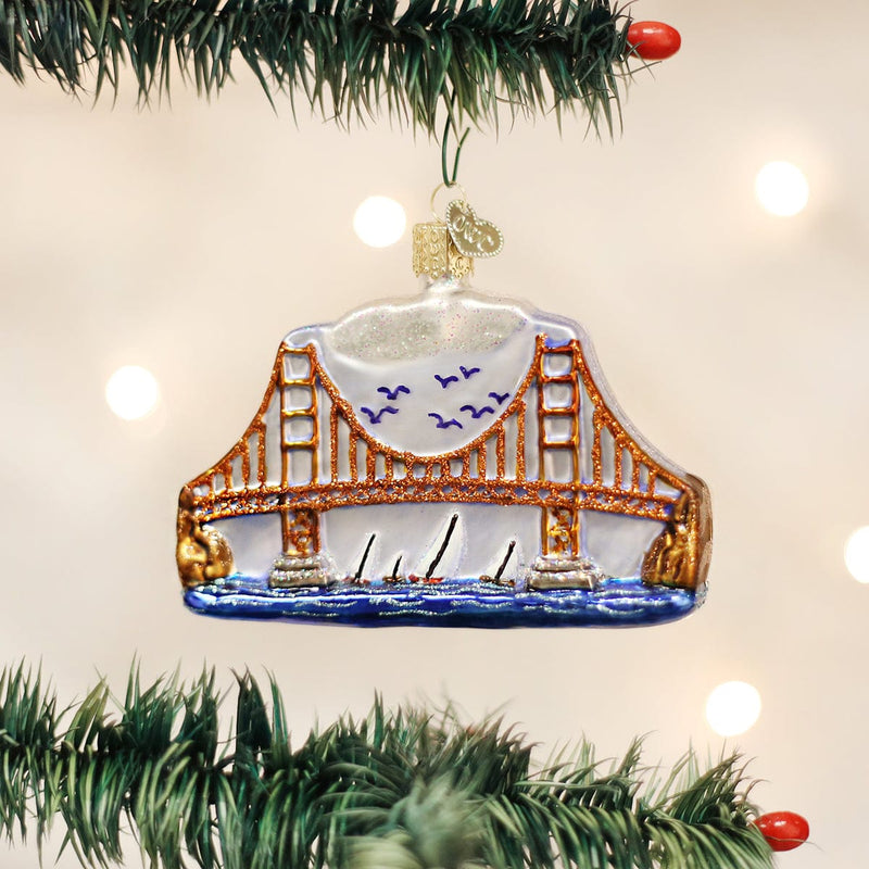 Old World Christmas Golden Gate Bridge Ornament