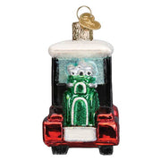 Old World Christmas Golf Cart Ornament