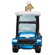 Old World Christmas Golf Cart Santa