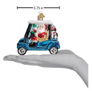 Old World Christmas Golf Cart Santa