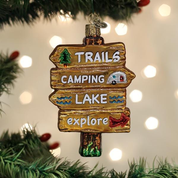 Old World Christmas Gone Camping Ornament
