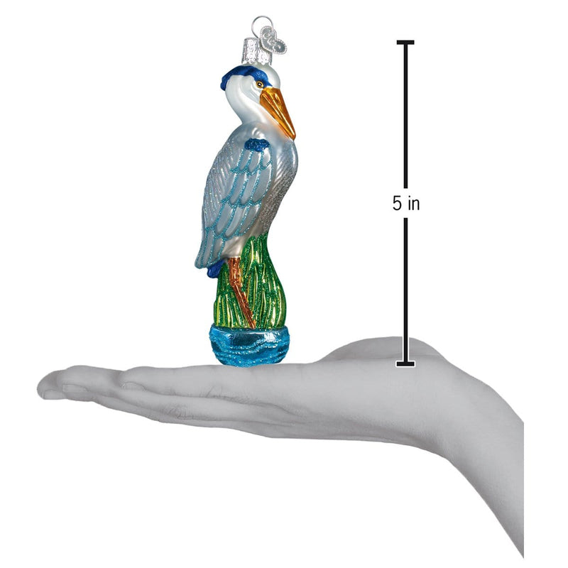 Old World Christmas Great Blue Heron Ornament