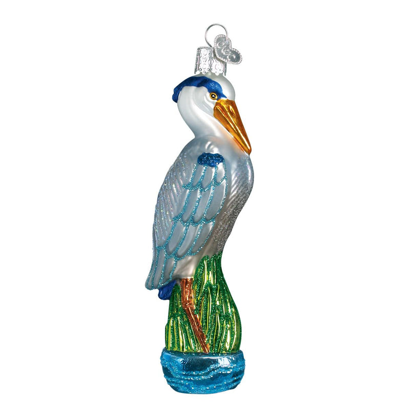 Old World Christmas Great Blue Heron Ornament