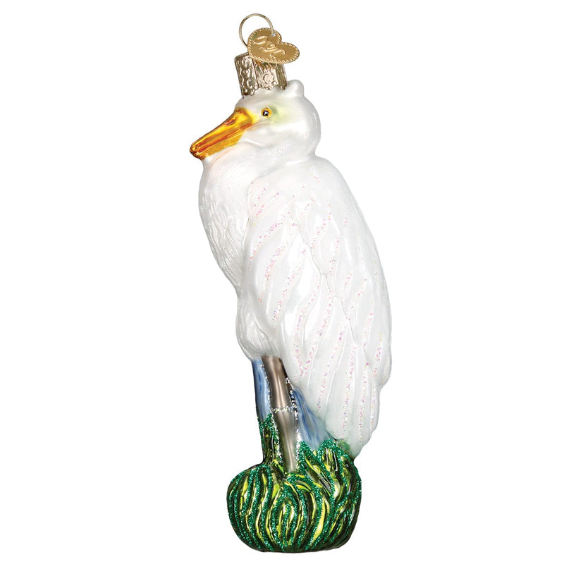 Old World Christmas Great Egret Ornament