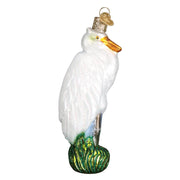 Old World Christmas Great Egret Ornament