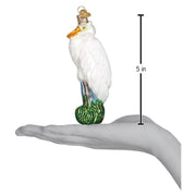 Old World Christmas Great Egret Ornament