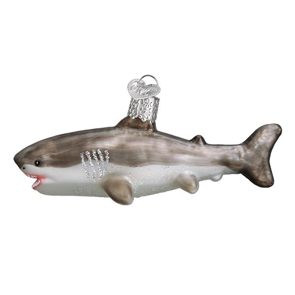 Old World Christmas Great White Shark Ornament