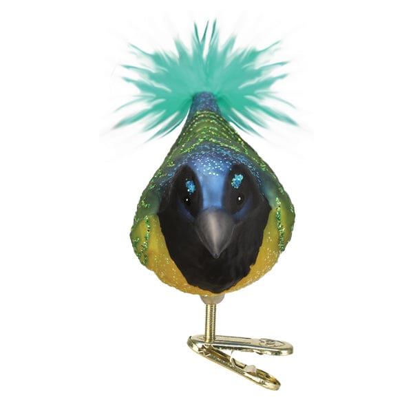 Old World Christmas Green Jay Ornament