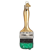 Old World Christmas Green Paint Brush Ornament