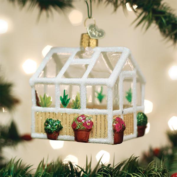 Old World Christmas Greenhouse Ornament