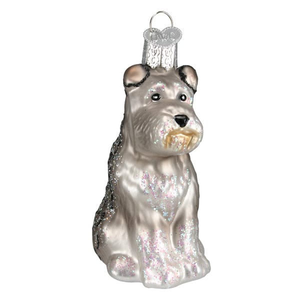Old World Christmas Grey Schnauzer Ornament